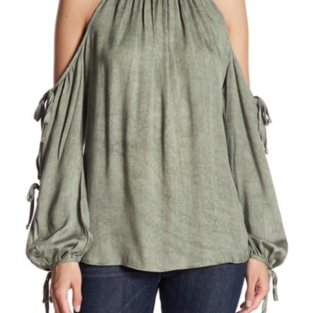 SANCTUARY OPEN ARM BLOUSE